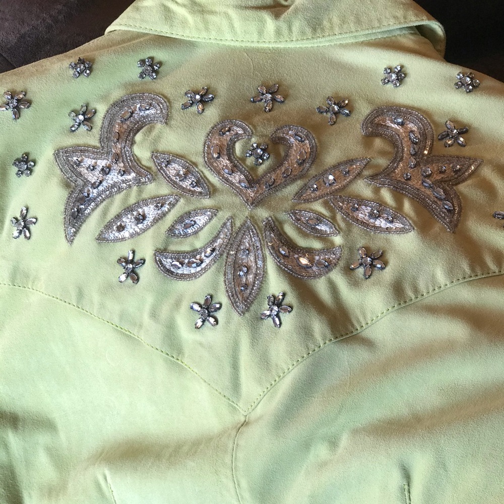 Double D Ranch Lambsuede Shirt/ Jacket XSmall - Picture 4 of 9
